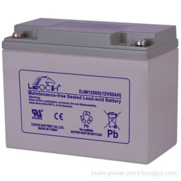 12V/50ah Maintenance-Free Sealed Lead-Acid Battery